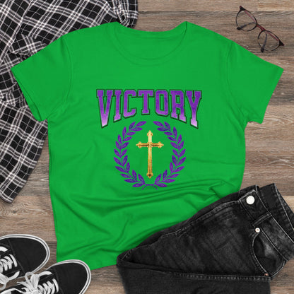 Divine Victory Women’s Tee – Victory in Every Step