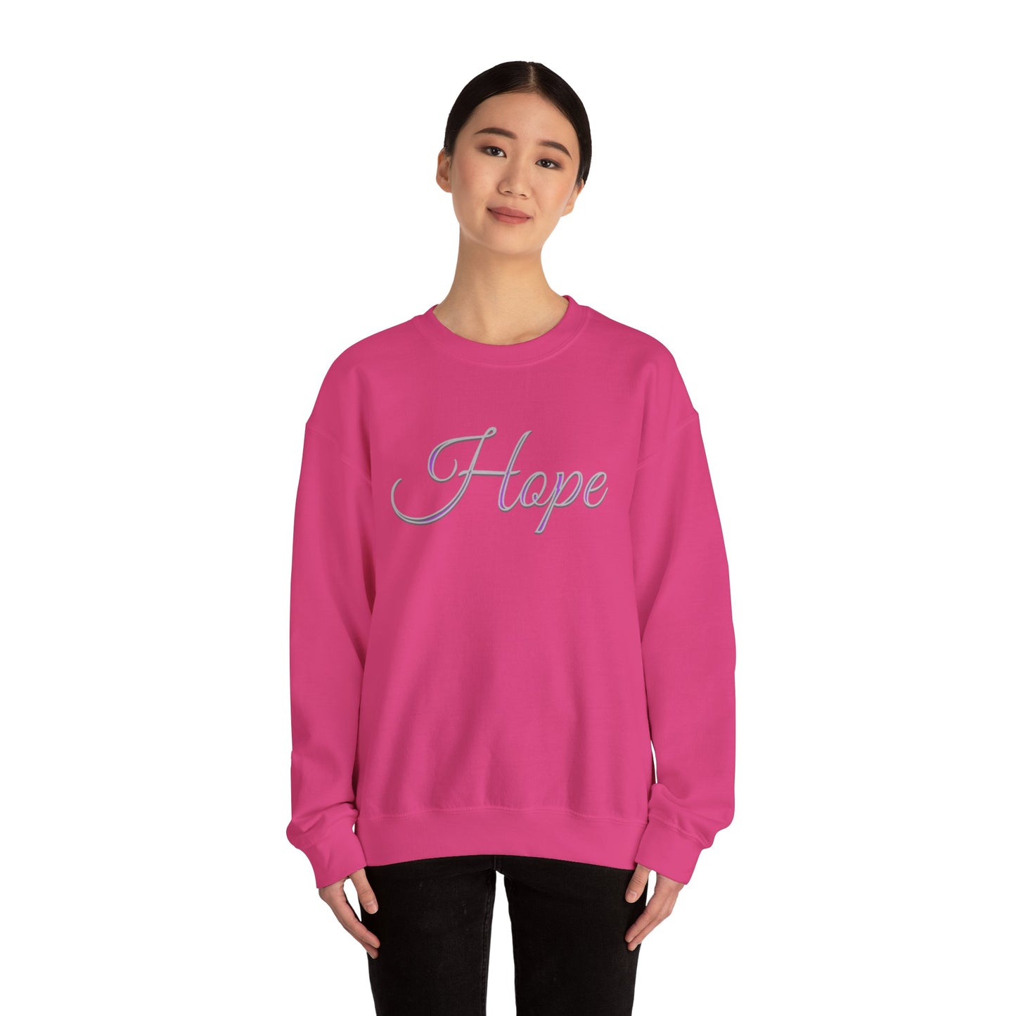 Women’s “Hope” Sweatshirt – Inspirational Scripture Hoodie | Romans 15:13