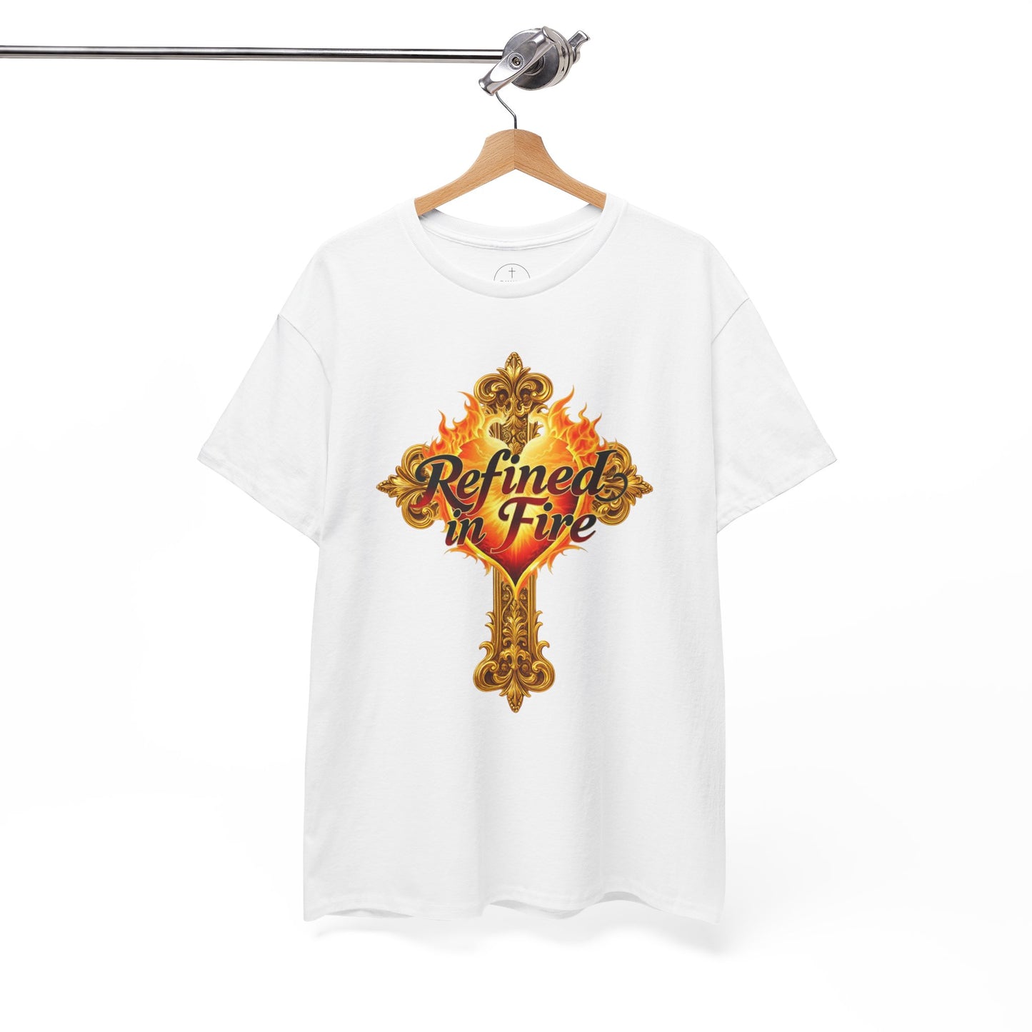 Refined in Fire — Men's Ornate Christian T-Shirt