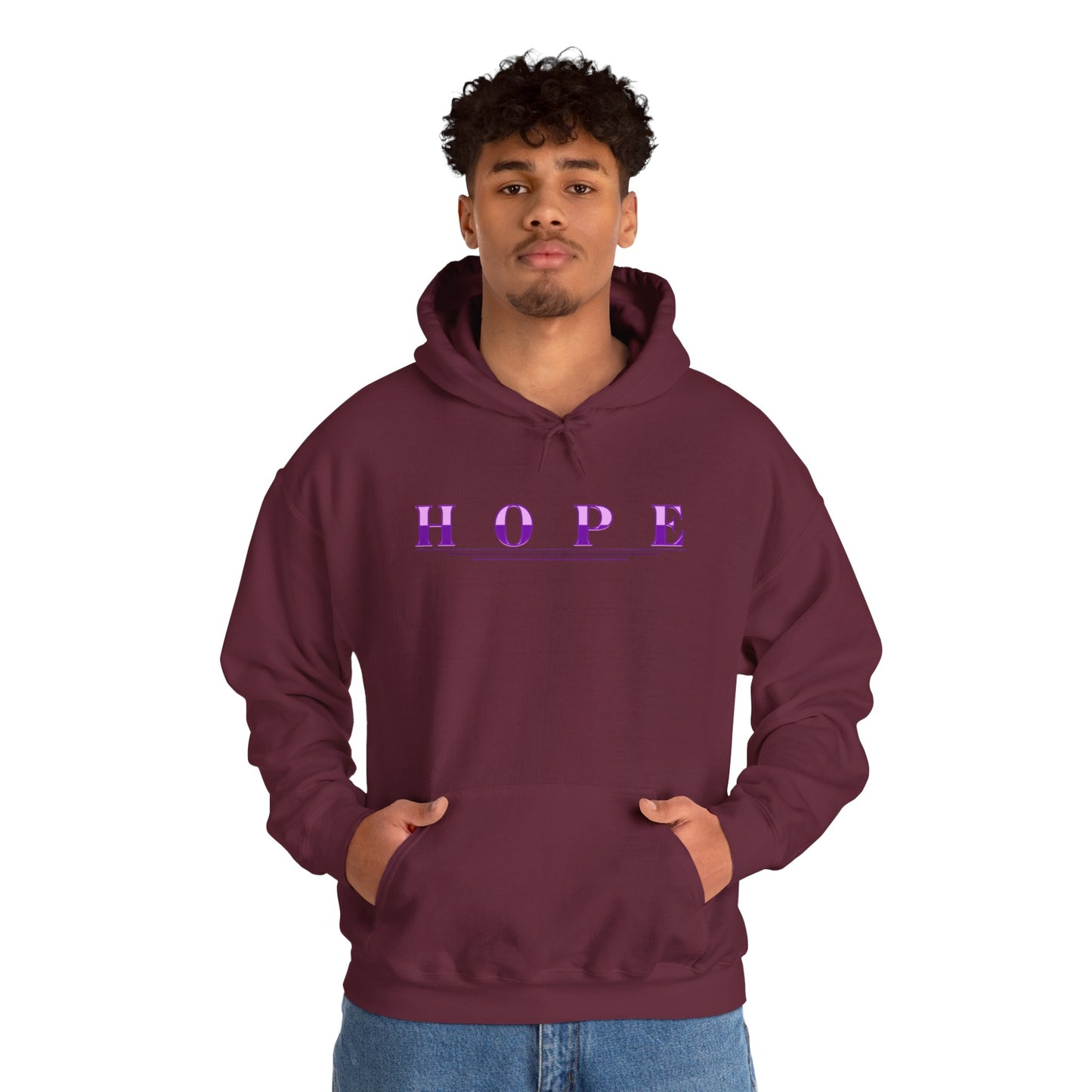 Men’s “Hope” Hoodie – Bold Scripture Pullover | Isaiah 40:31