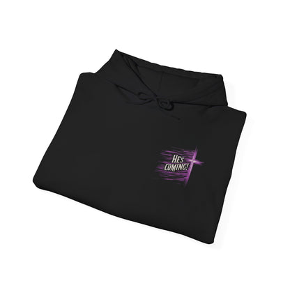 He's Coming – Women’s Christian Hoodie with Cross