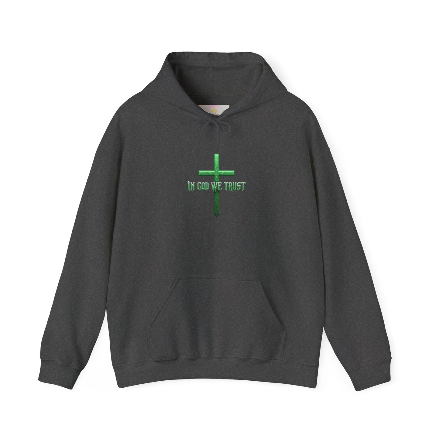 In God We Trust - Women's Christian Hoodie (Green Design)