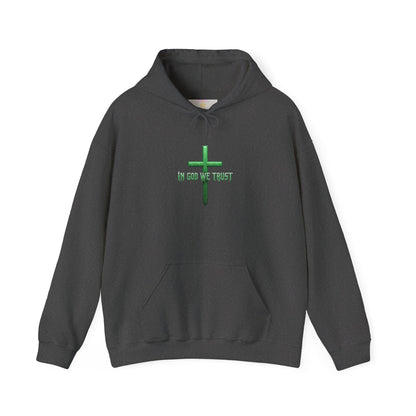 In God We Trust - Women's Christian Hoodie (Green Design)