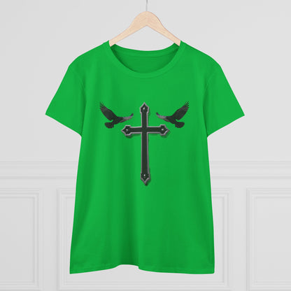 Fed by Faith – Cross & Crows Women’s Tee