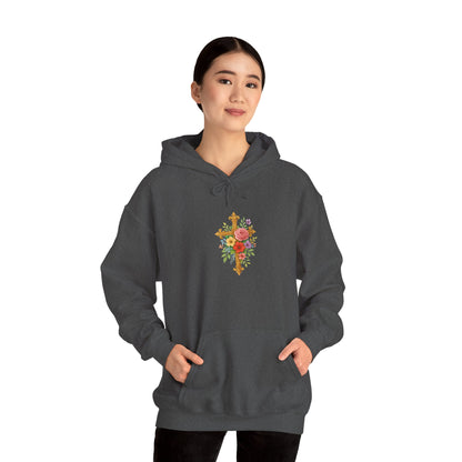 Floral Cross Women’s Christian Hoodie