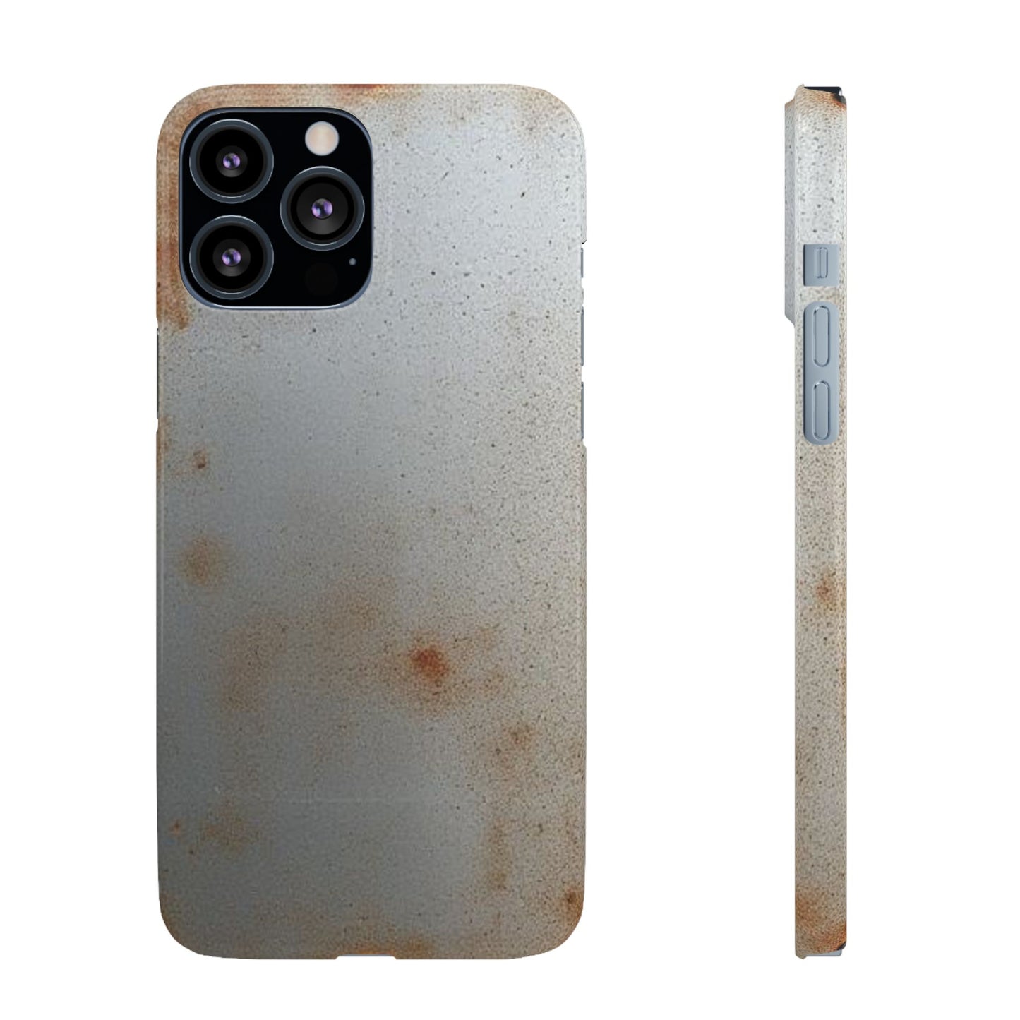 Old Steel Finish iPhone Snap Case