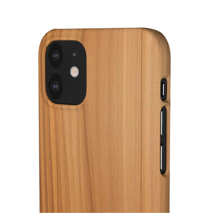 Natural Wood Grain iPhone Snap Case