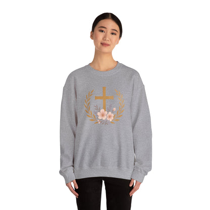 Crowned in Grace – Women’s Christian Sweatshirt