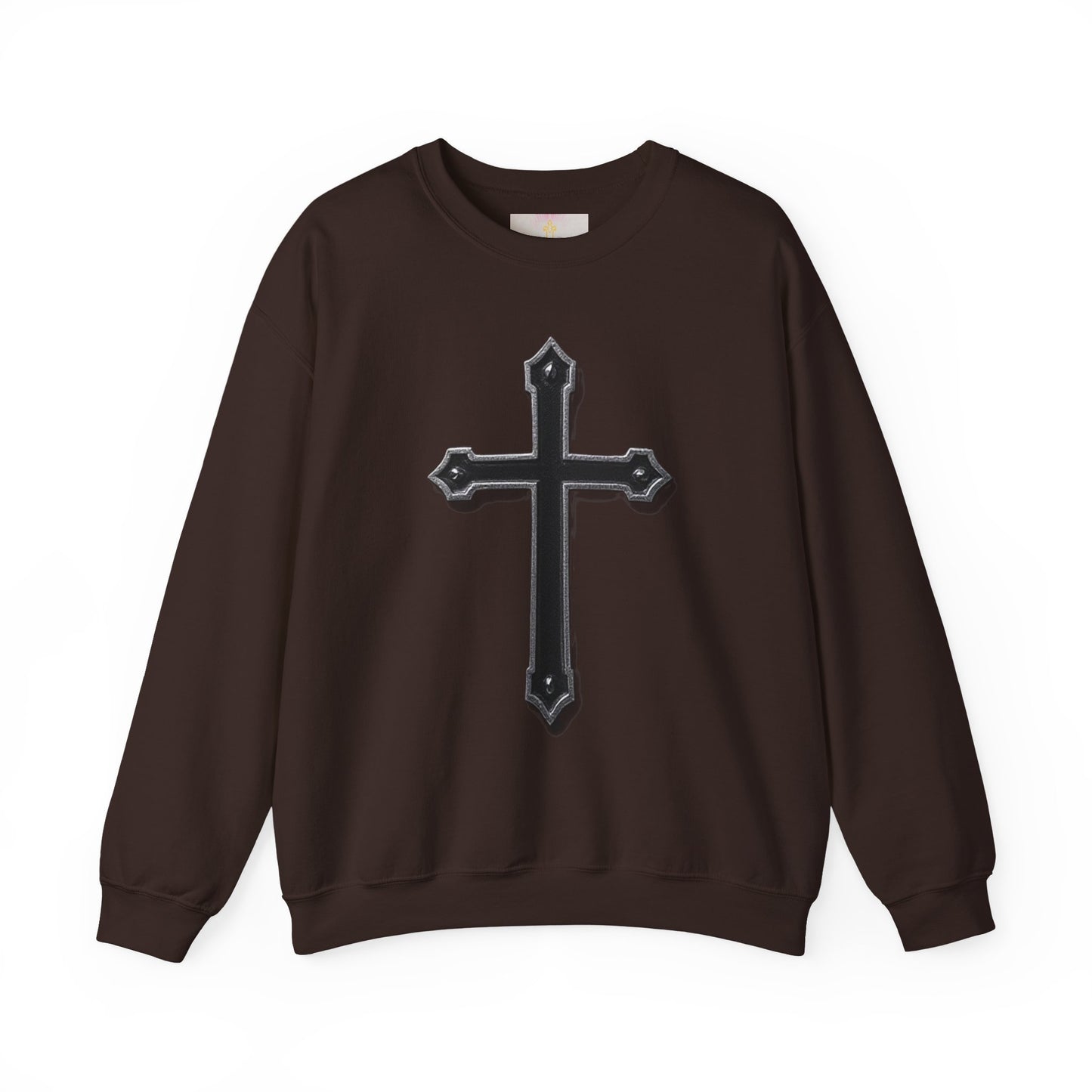 Warrior’s Black Cross Women’s Christian Sweatshirt | Ephesians 6:11