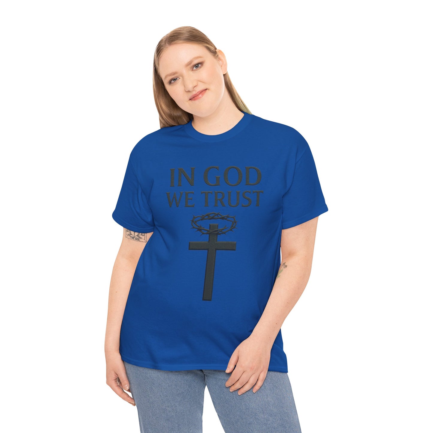 In God We Trust (Crown of Thorns) – Women’s Christian Tee