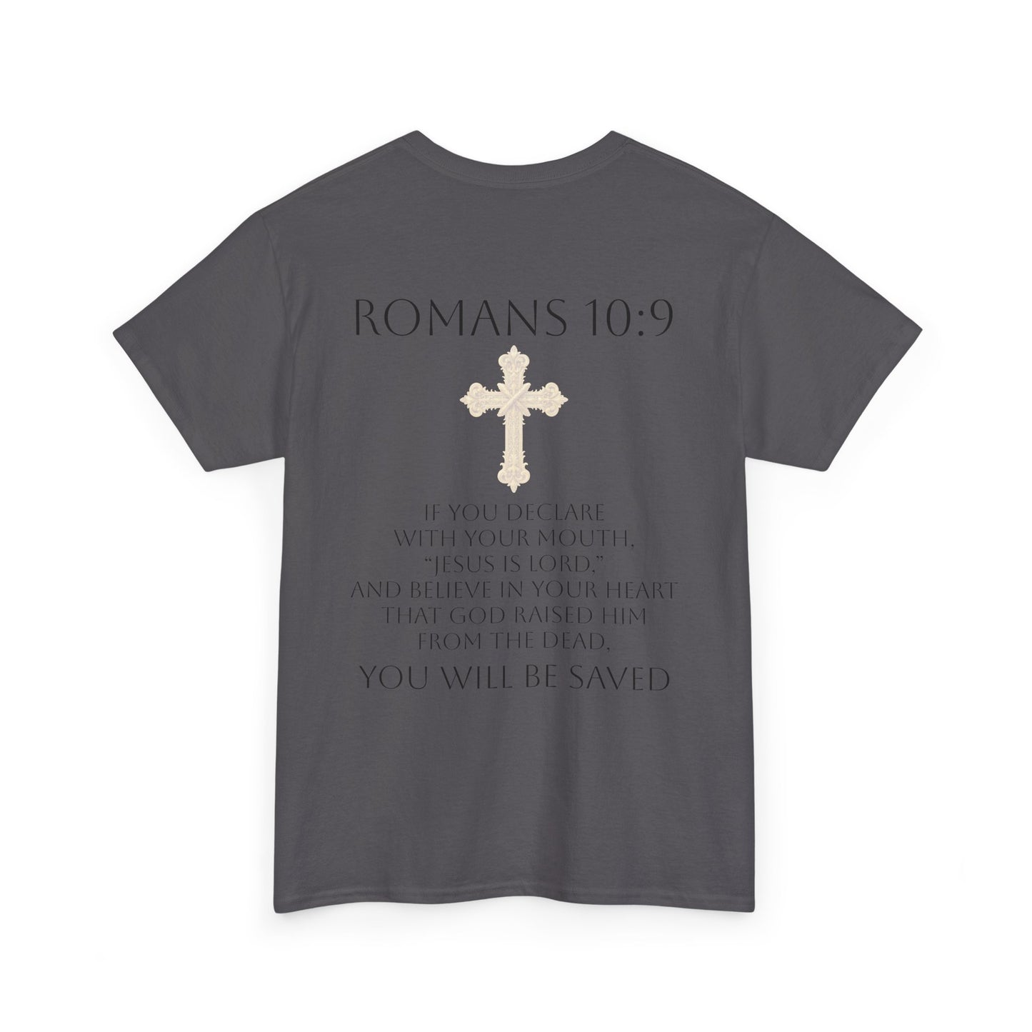 Jesus Is Lord – Men’s  Christian Tee (Dark Lettering)