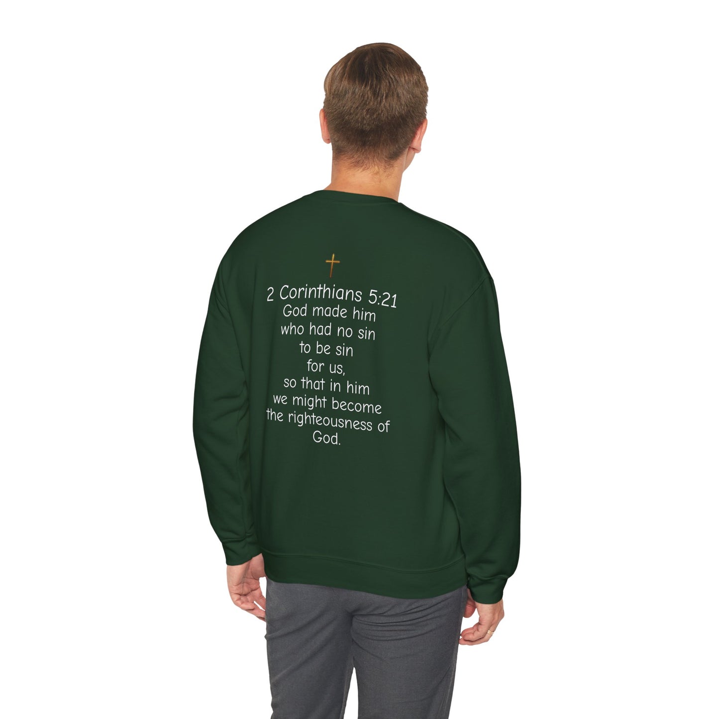 Righteousness - Men's Christian Sweatshirt (Dark Colors)