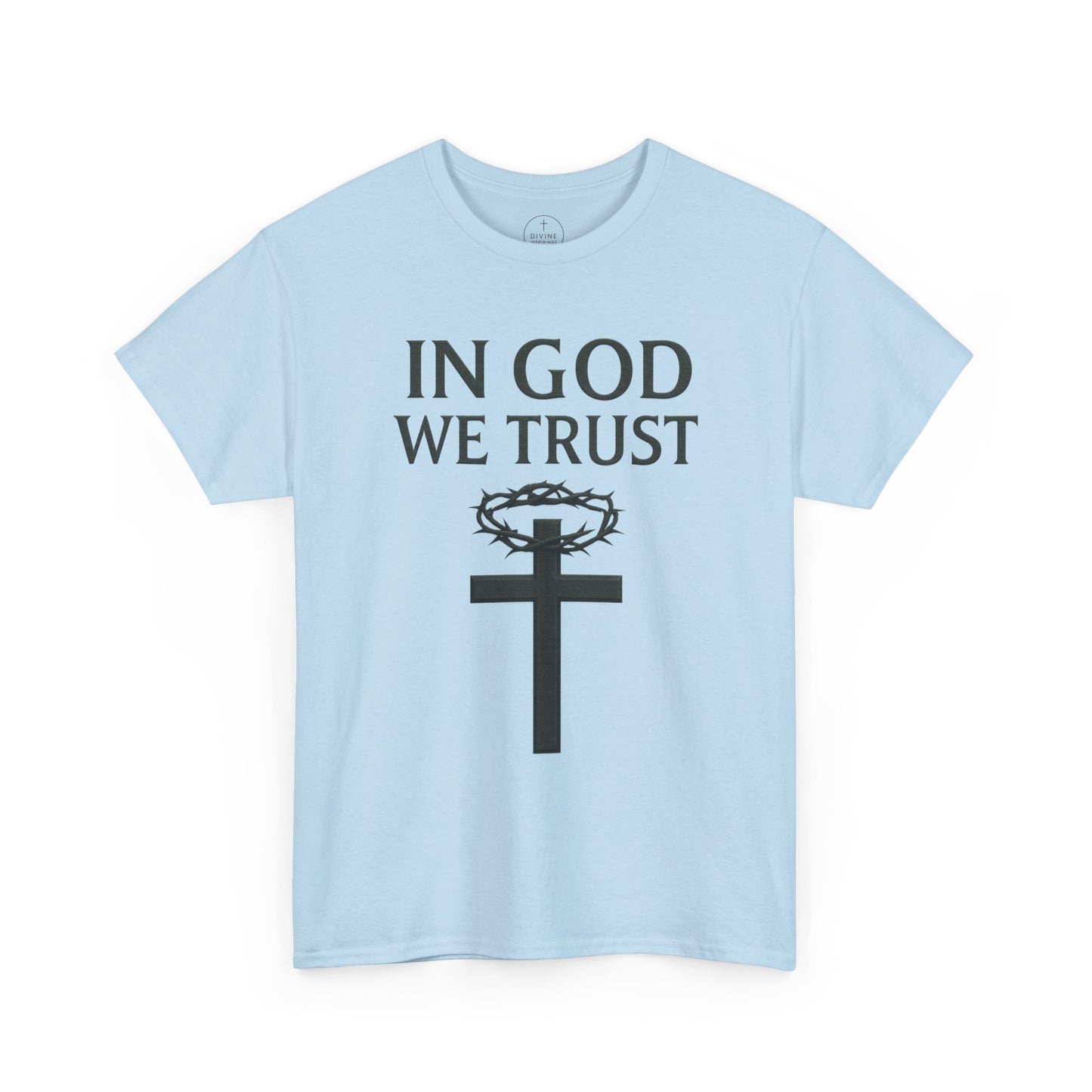 In God We Trust (Crown of Thorns) – Men’s Christian Tee