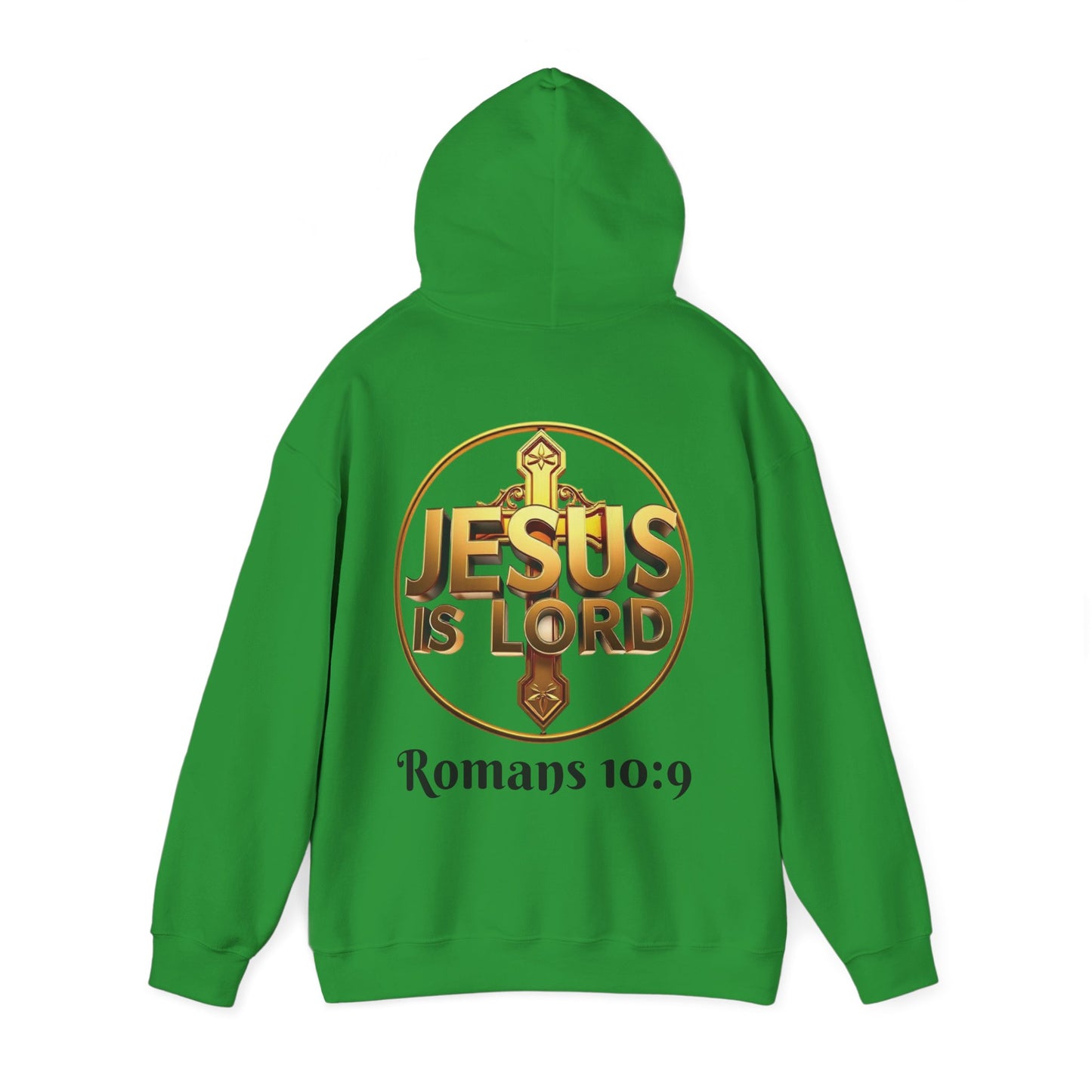 Jesus Is Lord Christian Hoodie – Men’s Bold Faith Streetwear (Dark Lettering)