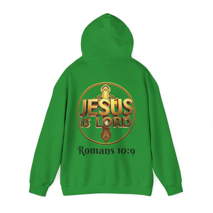 Jesus Is Lord Christian Hoodie – Men’s Bold Faith Streetwear (Dark Lettering)