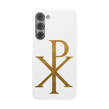 White Chi Rho Snap Case for Samsung – Guiding Light