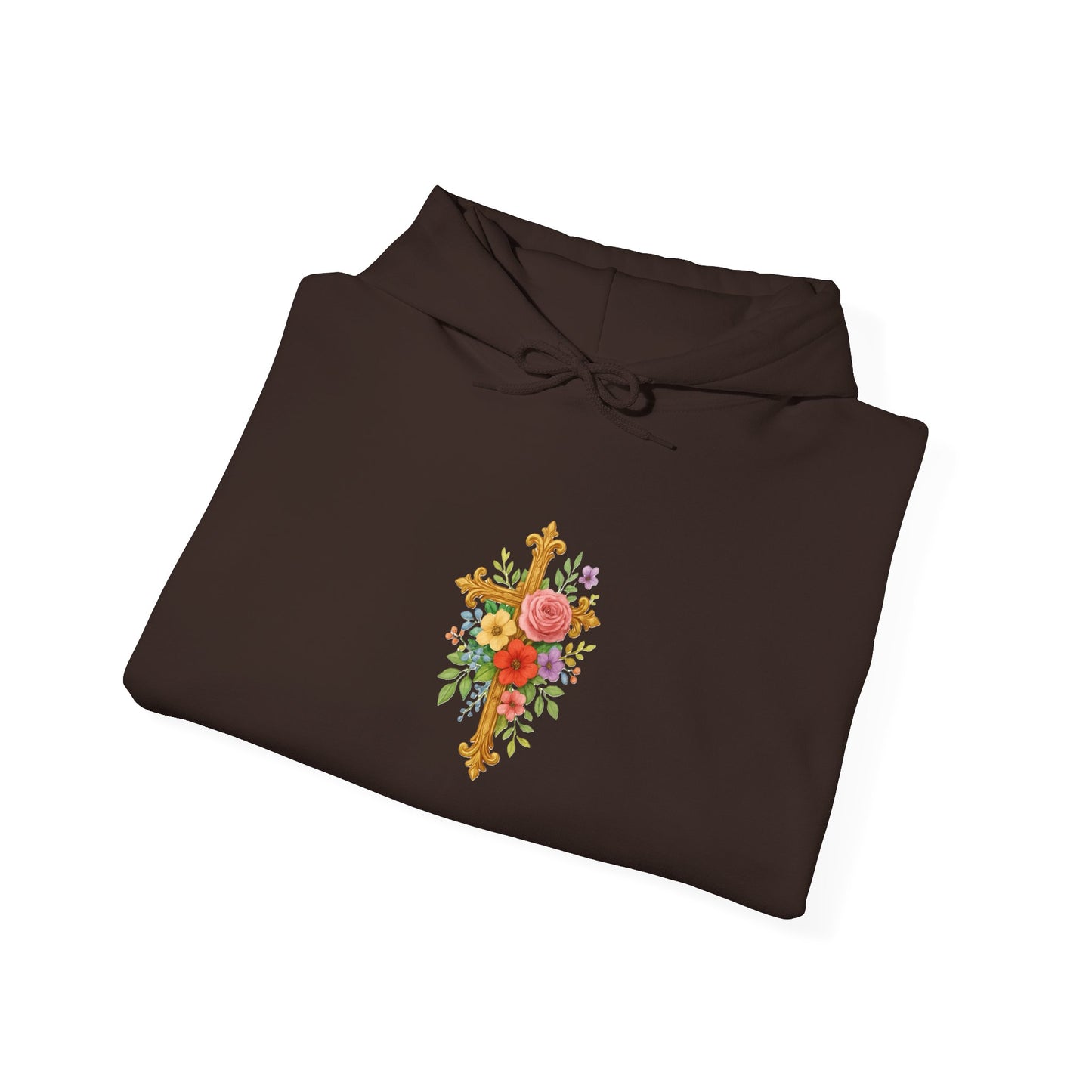 Floral Cross Women’s Christian Hoodie