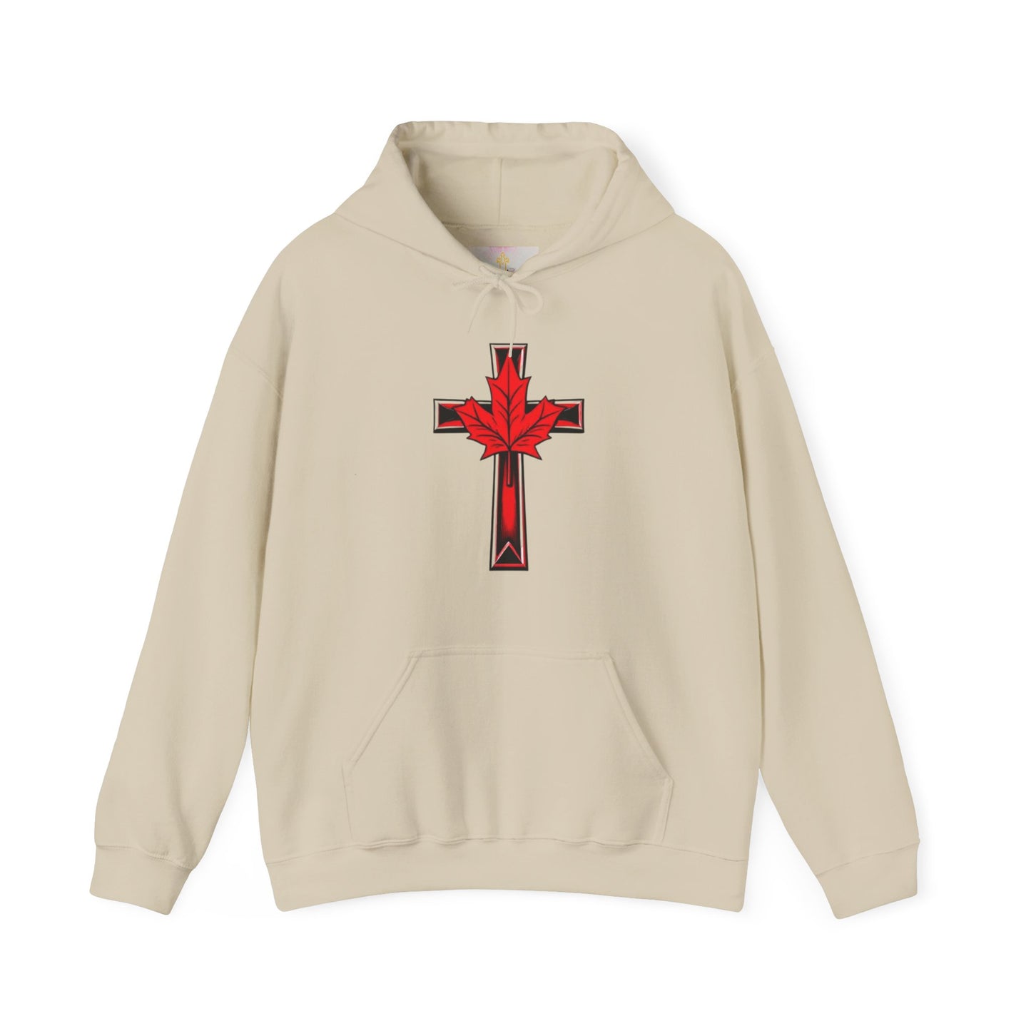 Women’s Hoodie with Maple Leaf Cross Design