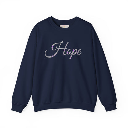 Women’s “Hope” Sweatshirt – Inspirational Scripture Hoodie | Romans 15:13