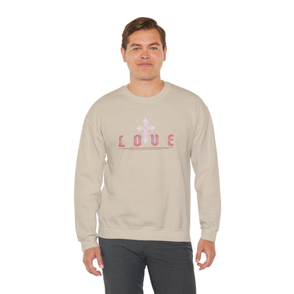 Fearless Love Men’s Sweater – Courage in Faith