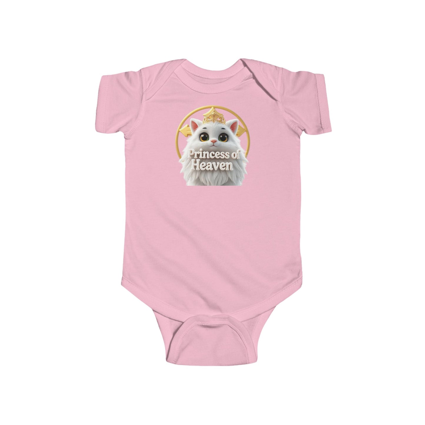 Infant Girls’ “Princess of Heaven” Christian Onesie – Baby Faith Bodysuit