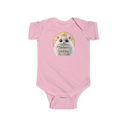 Infant Girls’ “Princess of Heaven” Christian Onesie – Baby Faith Bodysuit