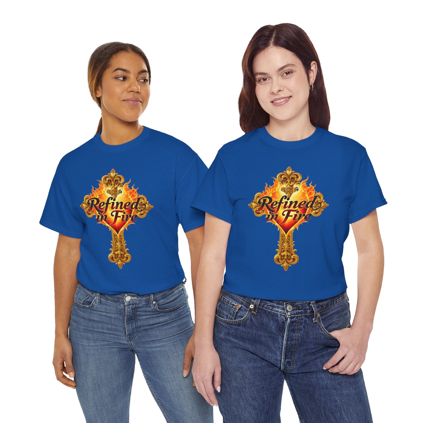 Refined in Fire — Women's Ornate Christian T-Shirt