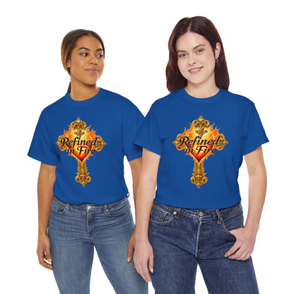 Refined in Fire — Women's Ornate Christian T-Shirt