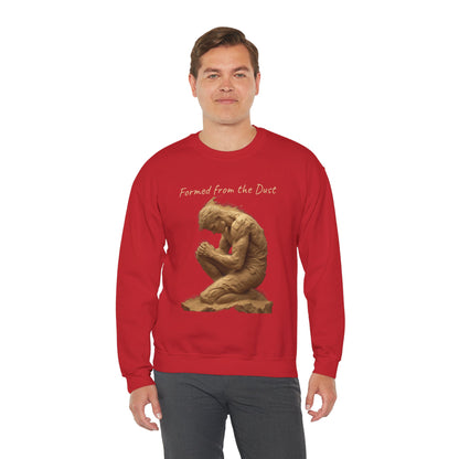 Formed from the Dust (Light Lettering) - Men’s Christian Sweatshirt