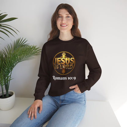 Bold Faith Women’s Sweatshirt – Proclaim Jesus Is Lord & He Is Risen (White Lettering)