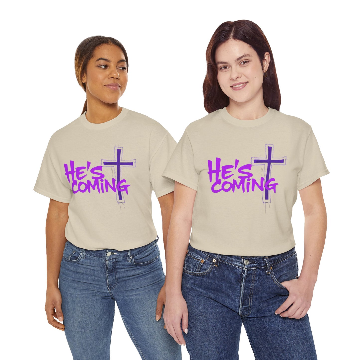 He’s Coming - Bold Christian T-Shirt