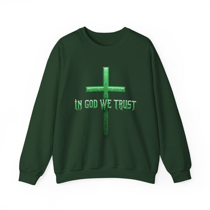 In God We Trust (Matrix)– Women’s Christian Sweatshirt