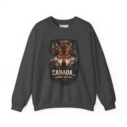 Canada War Paint: Glorious and Free - Women's Sweatshirt