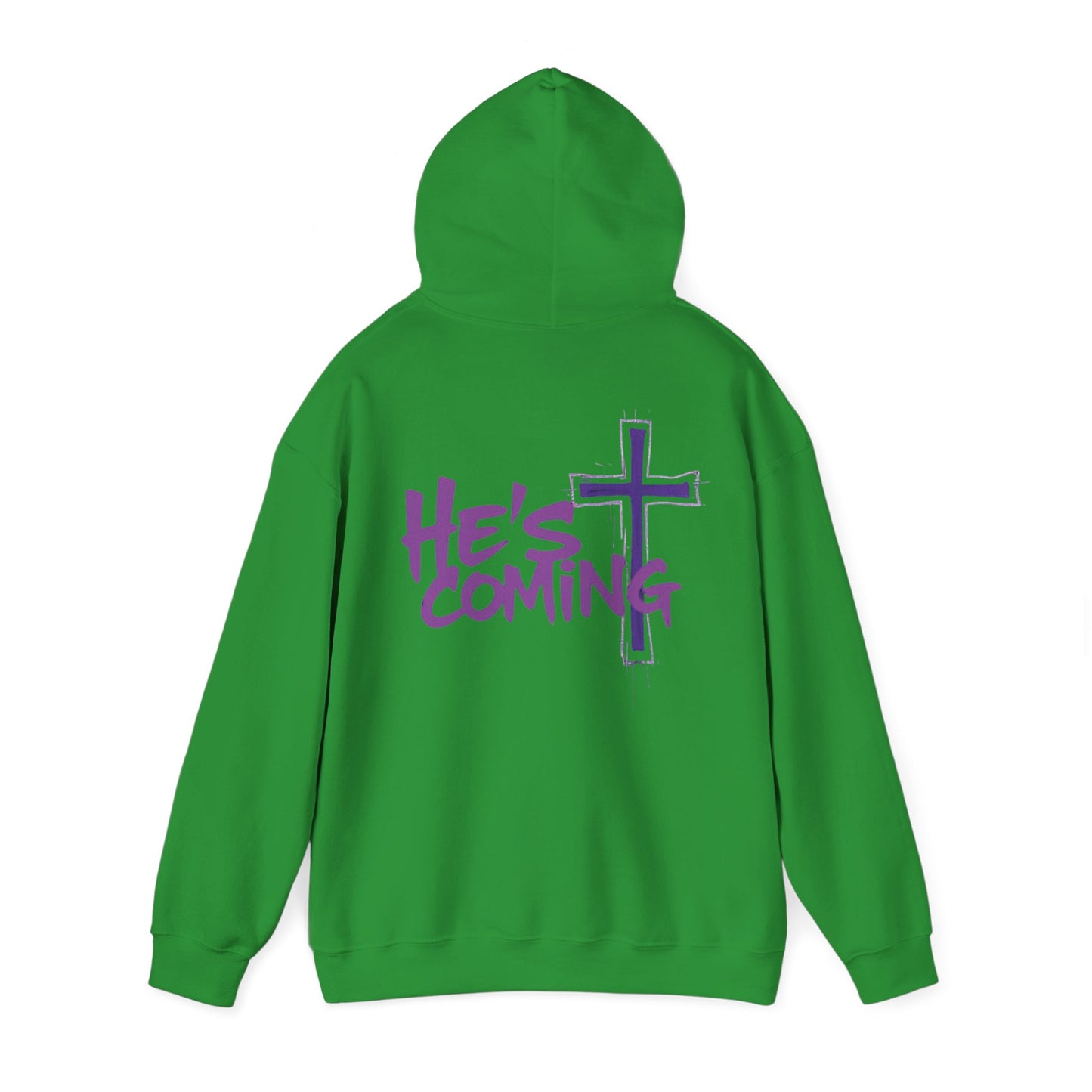 Prophetic “He’s Coming” Men’s Hoodie – Bold Christian Streetwear
