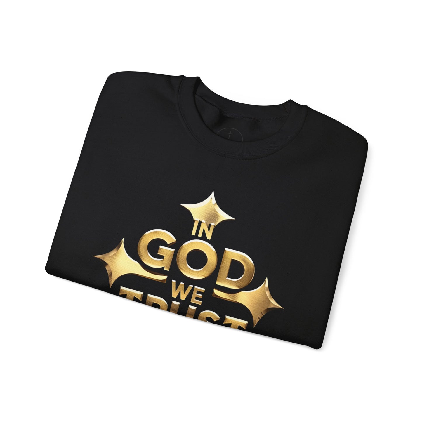 In God We Trust (Gold) - Men’s Christian Sweatshirt