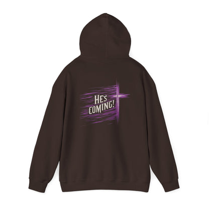 He’s Coming – Men’s Christian Hoodie
