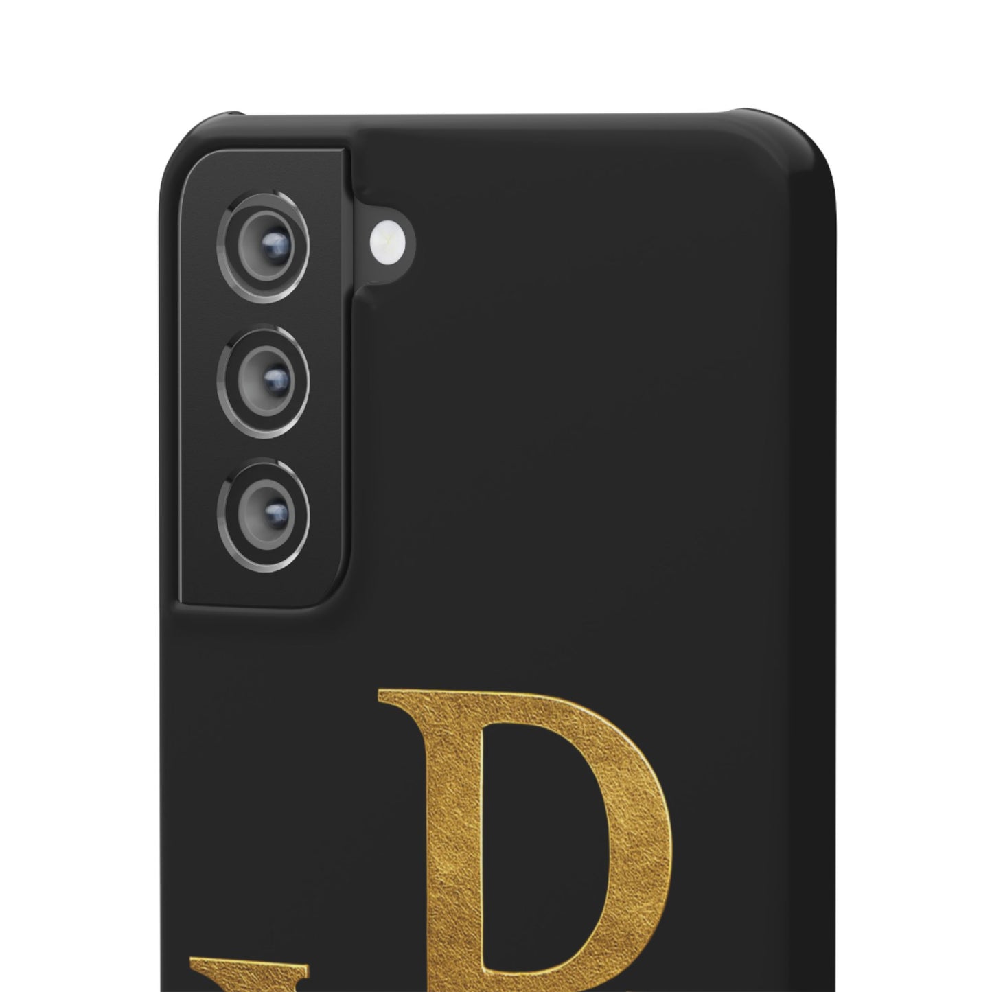 Our Eternal Hope in Christ - Black Chi Rho Snap Case for Samsung