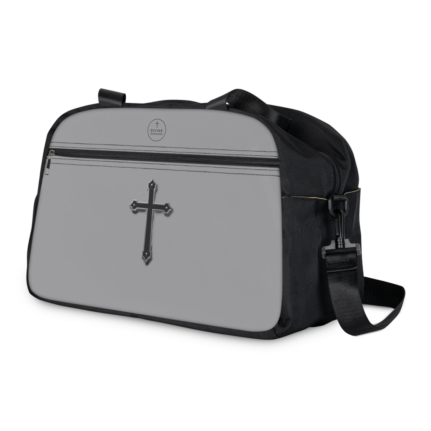 Divine Strength Fitness Bag in Grey – Faith in Motion