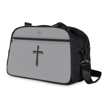 Divine Strength Fitness Bag in Grey – Faith in Motion