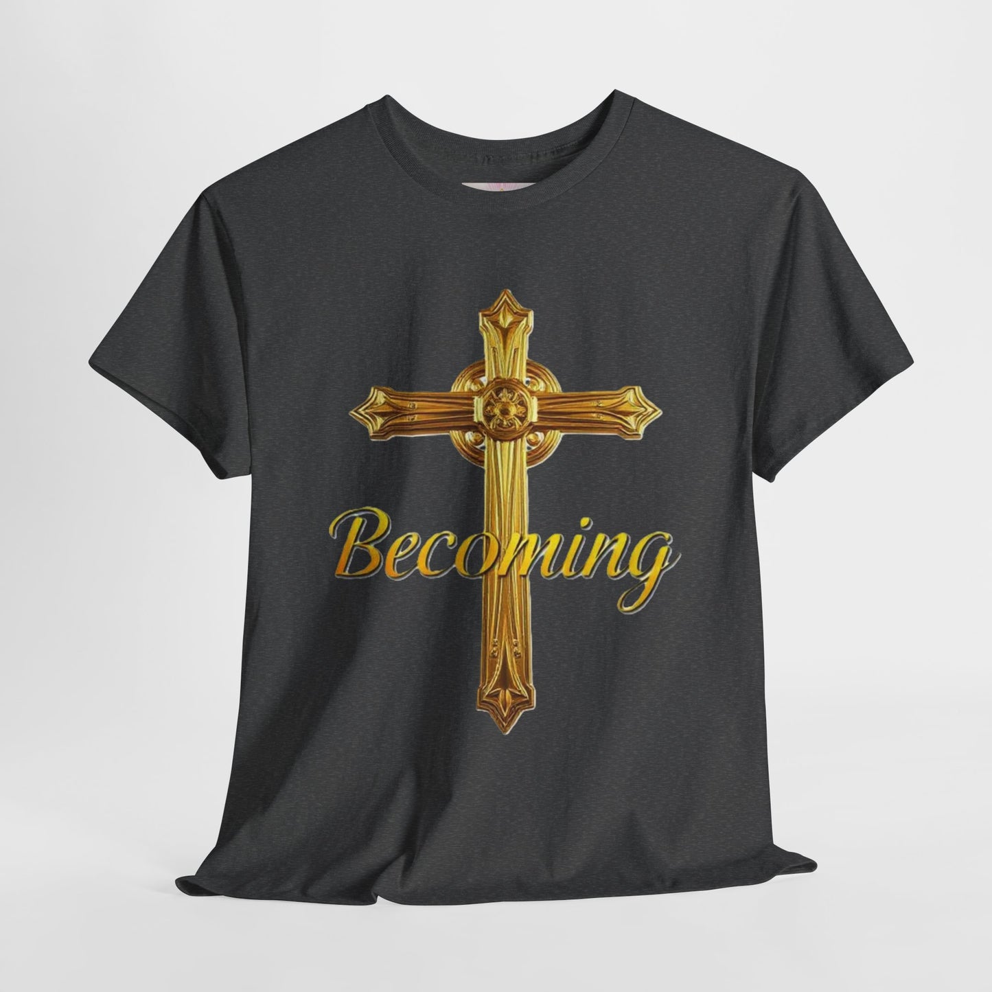 Becoming Men’s Faith Tee – Philippians 1:6 Edition (Light Lettering)