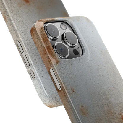 Old Steel Finish iPhone Snap Case