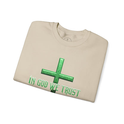 In God We Trust (Matrix) - Men's Christian Sweater