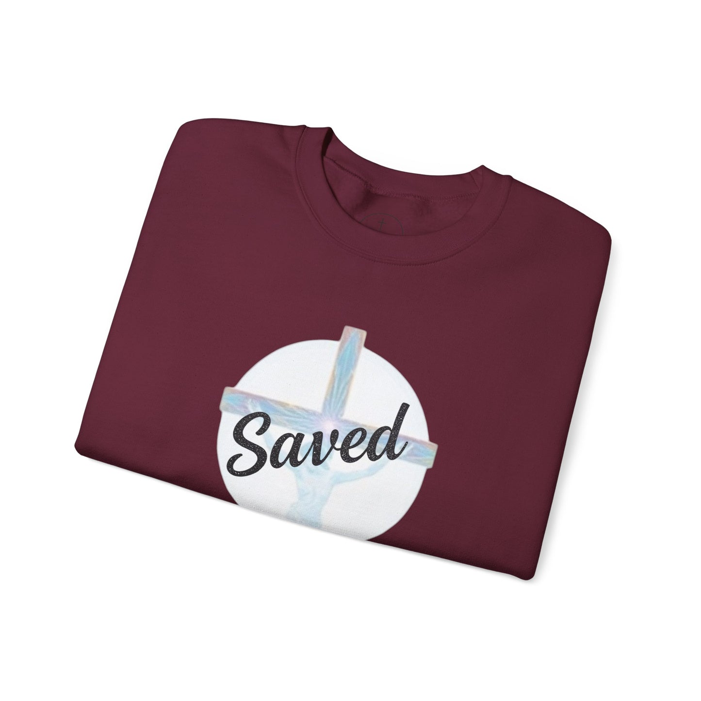Saved - Men's Christian Sweatshirt of Faith