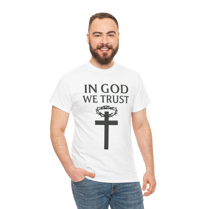 In God We Trust (Crown of Thorns) – Men’s Christian Tee
