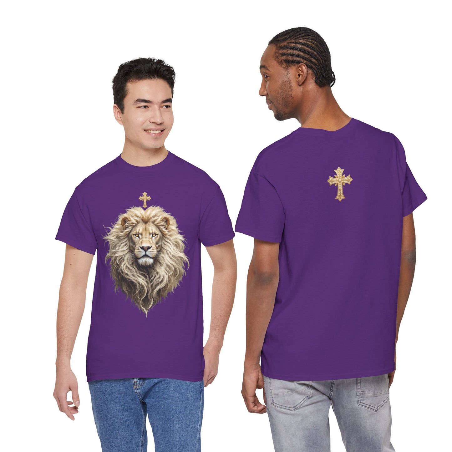 Christ the King (Lion of Judah) — Men's Christian T-Shirt