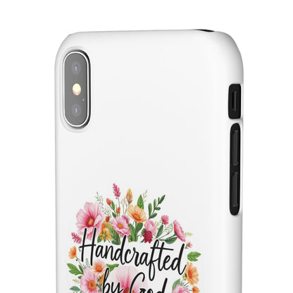 Handcrafted by God Snap Case for iPhone – Fearfully & Wonderfully Made