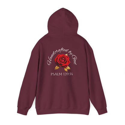 Handcrafted by God Rose Women's Hoodie