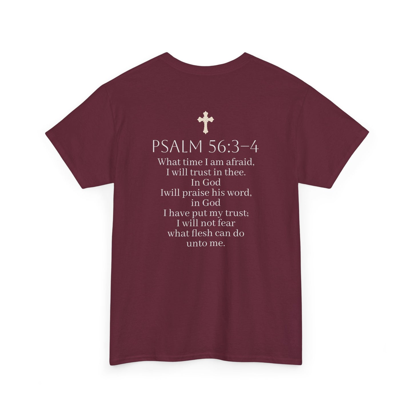 In God We Trust | Men’s Christian T-Shirt with Scripture Back Print
