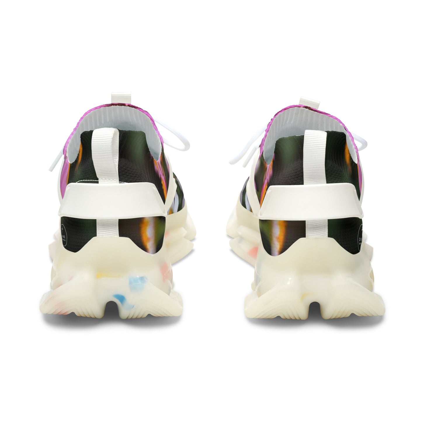 Bloom in Grace – Women’s Floral Print Mesh Sneakers