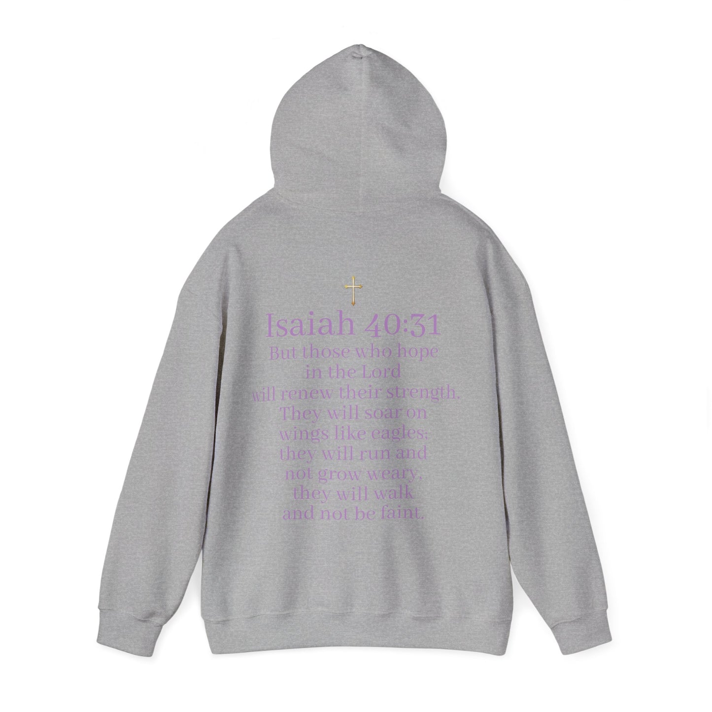 Men’s “Hope” Hoodie – Bold Scripture Pullover | Isaiah 40:31
